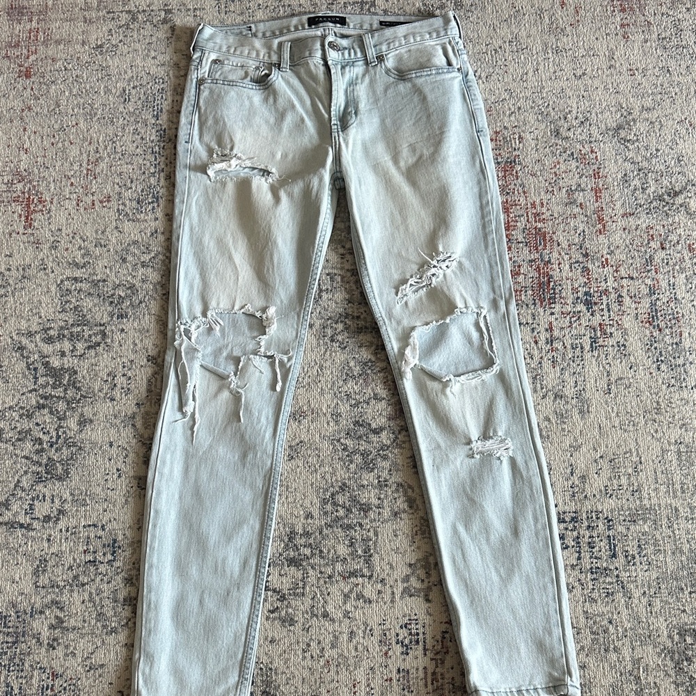 PacSun Light Blue Distressed Skinny Jeans